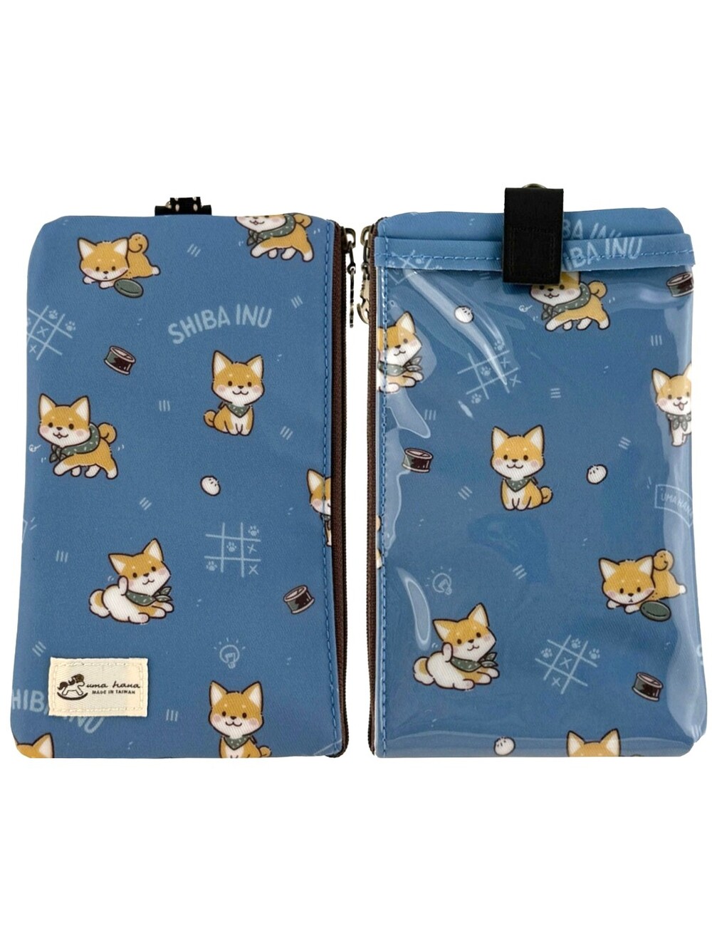 Waterproof Shiba Phone Case Pouch W/ Neck Strap